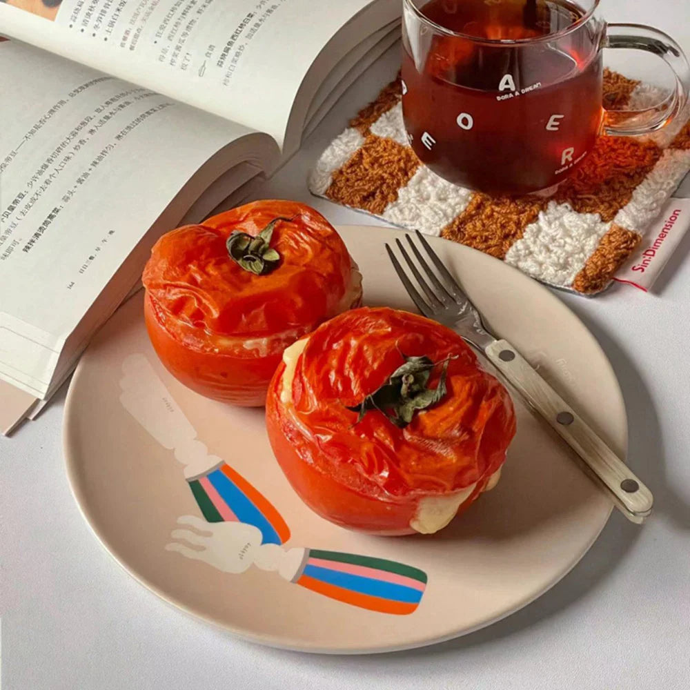 Lightweight Dinner Plate Dinnerware Multi-pattern Dish Tray