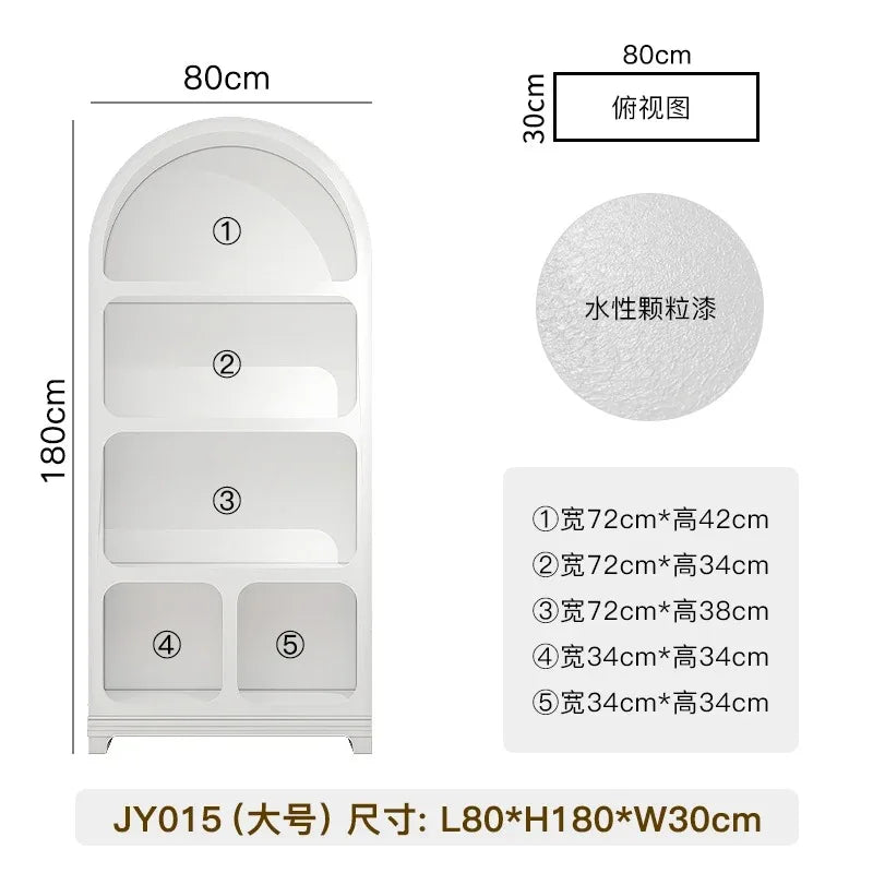 Lattice Arched Cabinets, Display Cases
