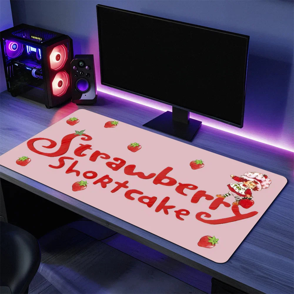 Strawberry Shortcake Mousepads Non-slip Lockedge Office Student Gaming Thickened Large Writing Pad Cartoon Cushion Mouse Pad