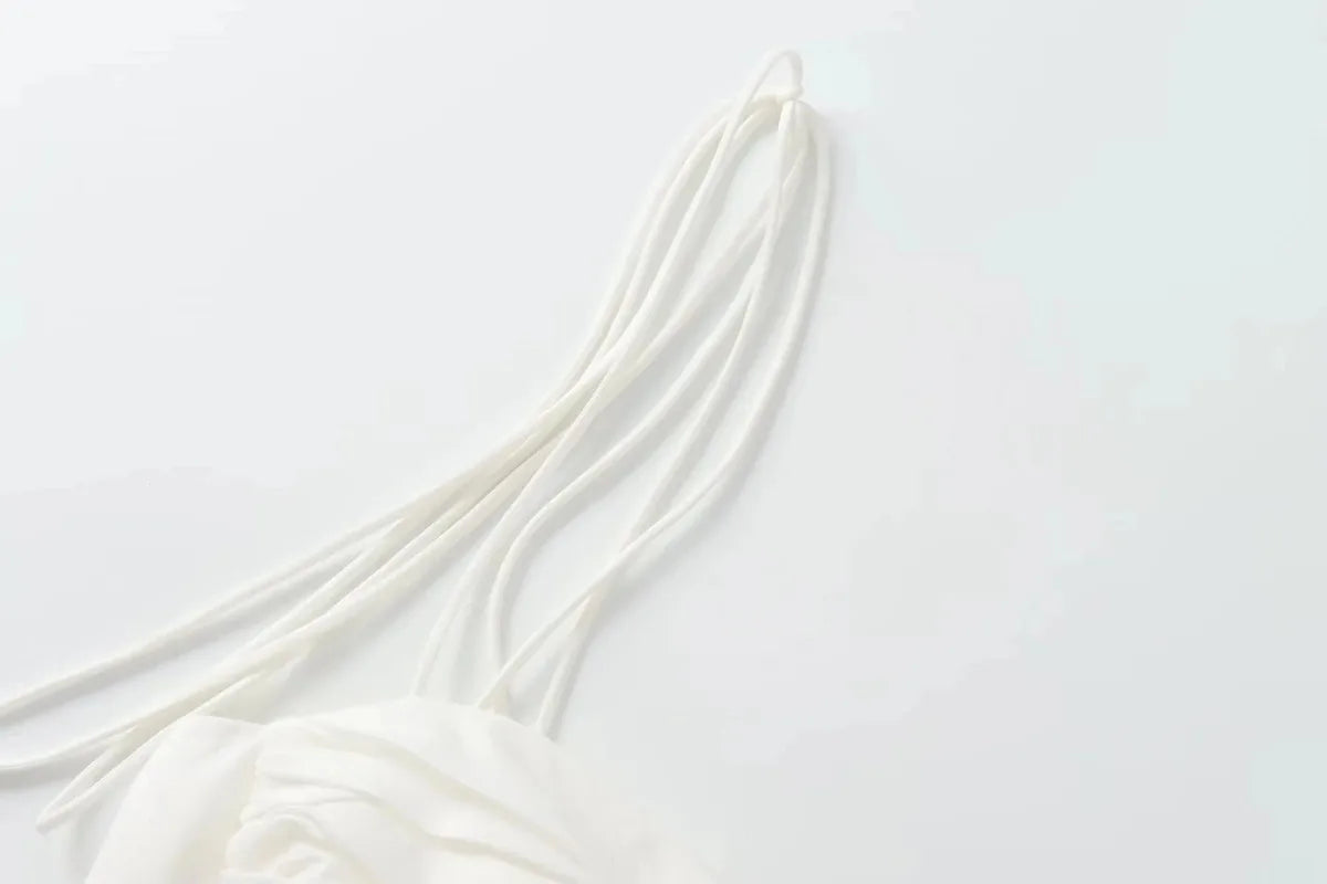 White Smocked Strappy Camisole Women's Sexy Sleeveless Ruffle Slim Bra Solid Color Streetwear Y2k Women's Tops Camisole