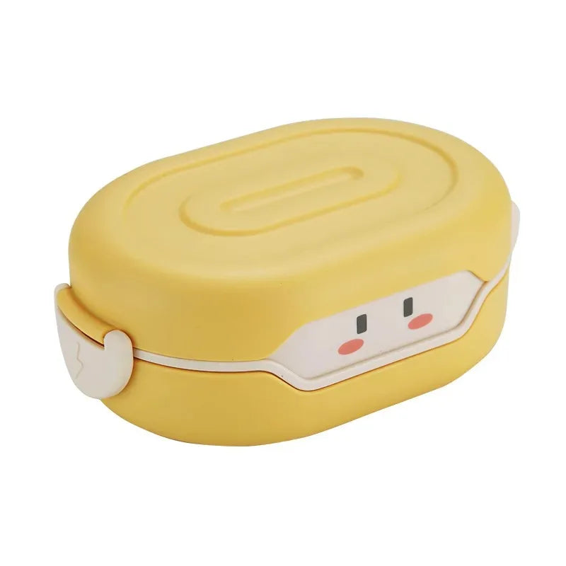 Bento Lunch Box for Kids Kawaii Cartoon Students Sandwich Snack Food Box Fruit Container Portable Picnic Fresh Box