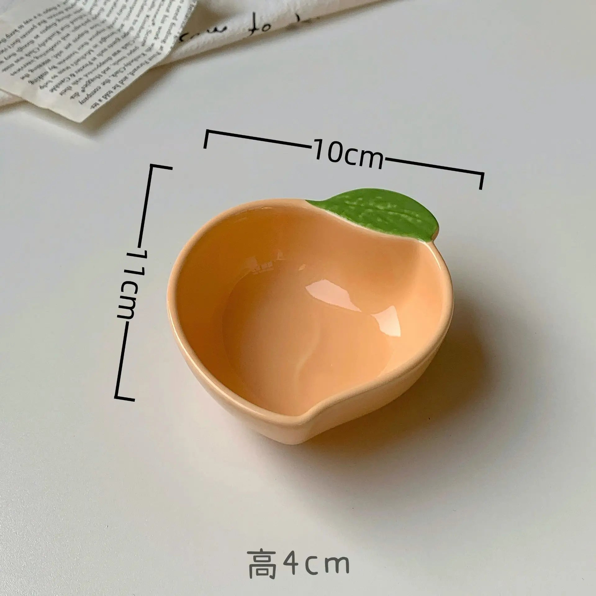 Cute Fruit Plate Household Underglaze Small Condiment Dish Ceramic Plate