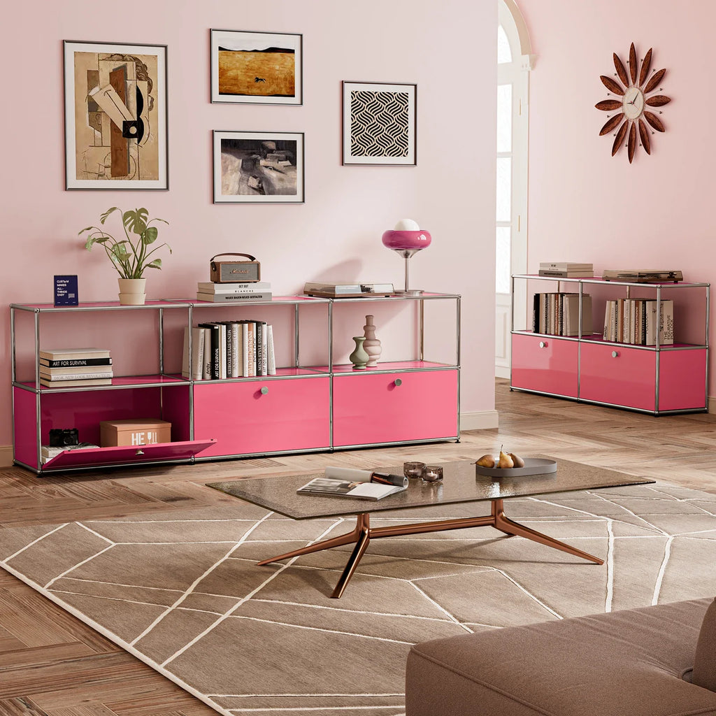 Storage Cabinet Module Furniture Haller Storage Shelf Sideboard Living Room Furniture Bed Side TableNight Stand Cabinet Home Use