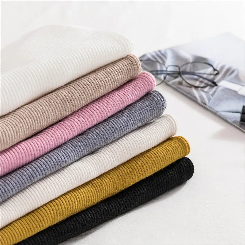Women Fall Turtleneck Sweater Knitted Soft Pullovers Cashmere Jumpers Basic Soft Sweaters For Women Autumn Winter