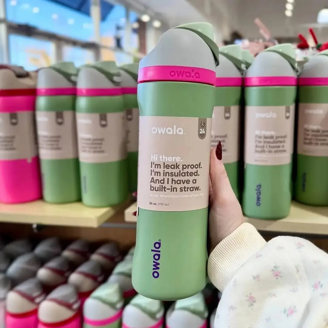 Insulated Stainless Steel  Cup Water Bottle with Straw, BPA-Free Sports Water Bottle, Great for Travel 32 Oz