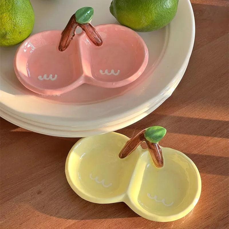 Fruit Double Lattice Plate