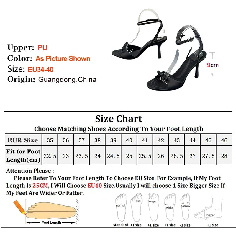 Women's Buckle Simple Peep Toe High Heels Sandals