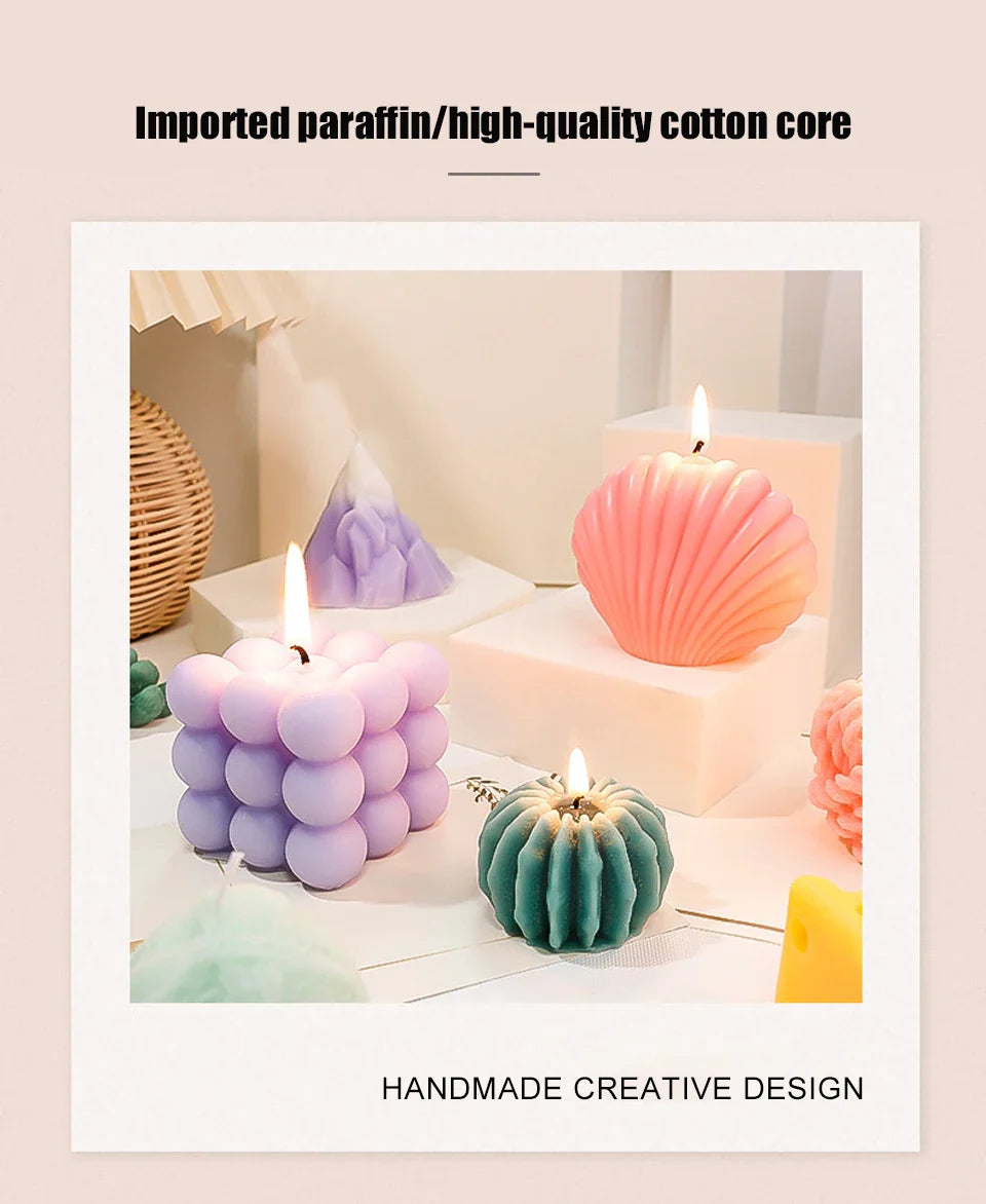 Smokeless Aesthetic Candle Scented Candles Decoration