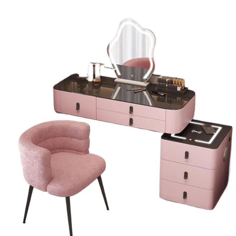 Dressing Table Wooden Luxury Bedroom Dressing Table Light Mirror Furniture