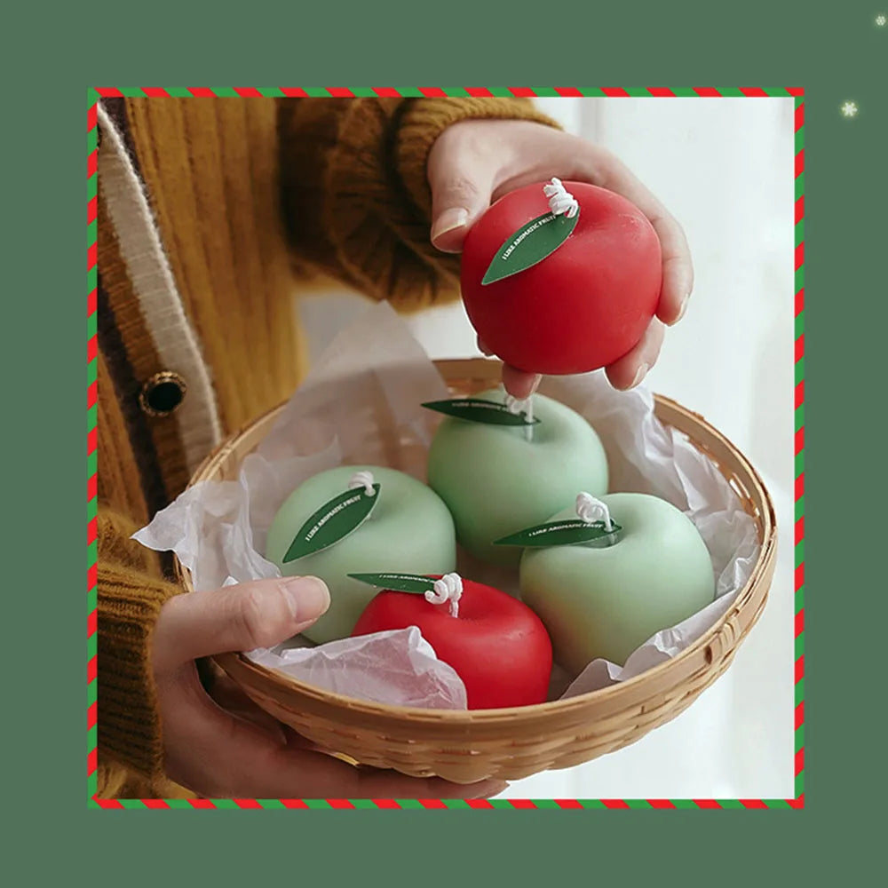 Simulation Design Apple Scented Candles