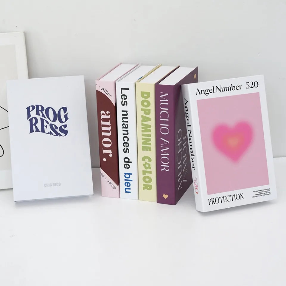Fashion Series Fake Book Decoration Coffee Table Decoration Living Room Fashion Prop Books Home Decoration Model Room Home Decor