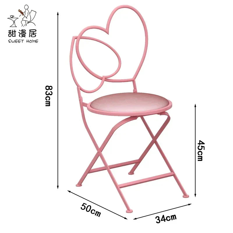 Romantic Pink Web Tables And Chairs