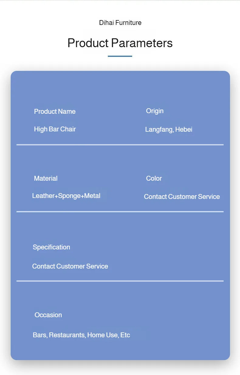 Home Dining Chair Front Desk Footstool Adjustable Lift Backrest Chair with High Stool