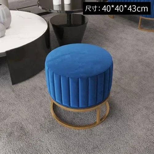 Ottomans Minimalist Shoe Portable Stools Cafe Viila Vanity Stool Home Furniture Portable Stool