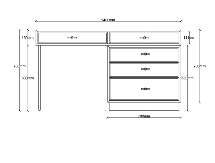 Vanity Bedroom Table Cosmetics Garden Desk Storage Dressing Table Chair Jewelry Living Room Home Furniture