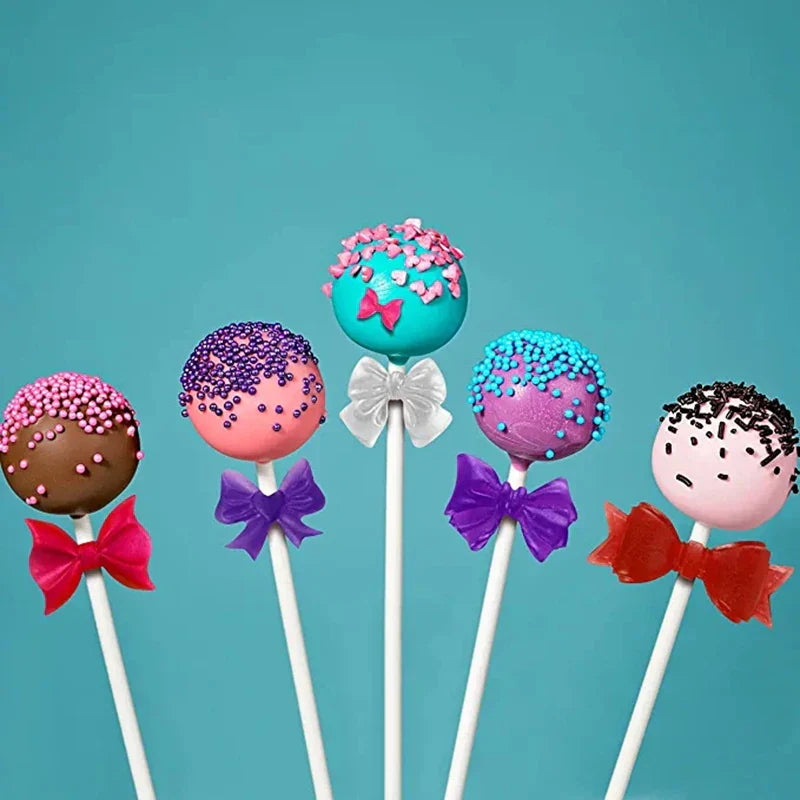 Mini Bows Silicone Fondant Molds Bowknot Candy Chocolate Cake Pop Topper Decorating Tools Kitchen