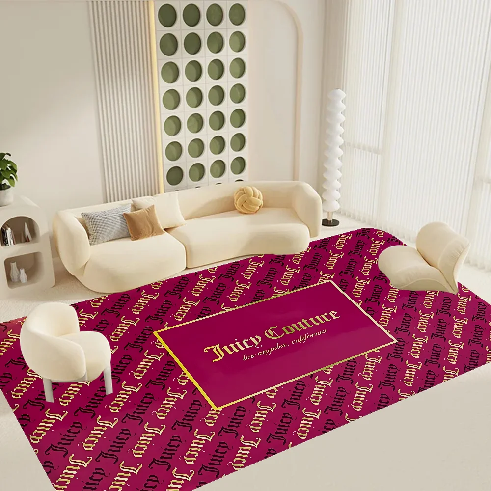 Fashion Juicy Cool Couture Floor Mat Style Soft Bedroom Floor House Laundry Room Mat Anti-skid Bedside Area Rugs