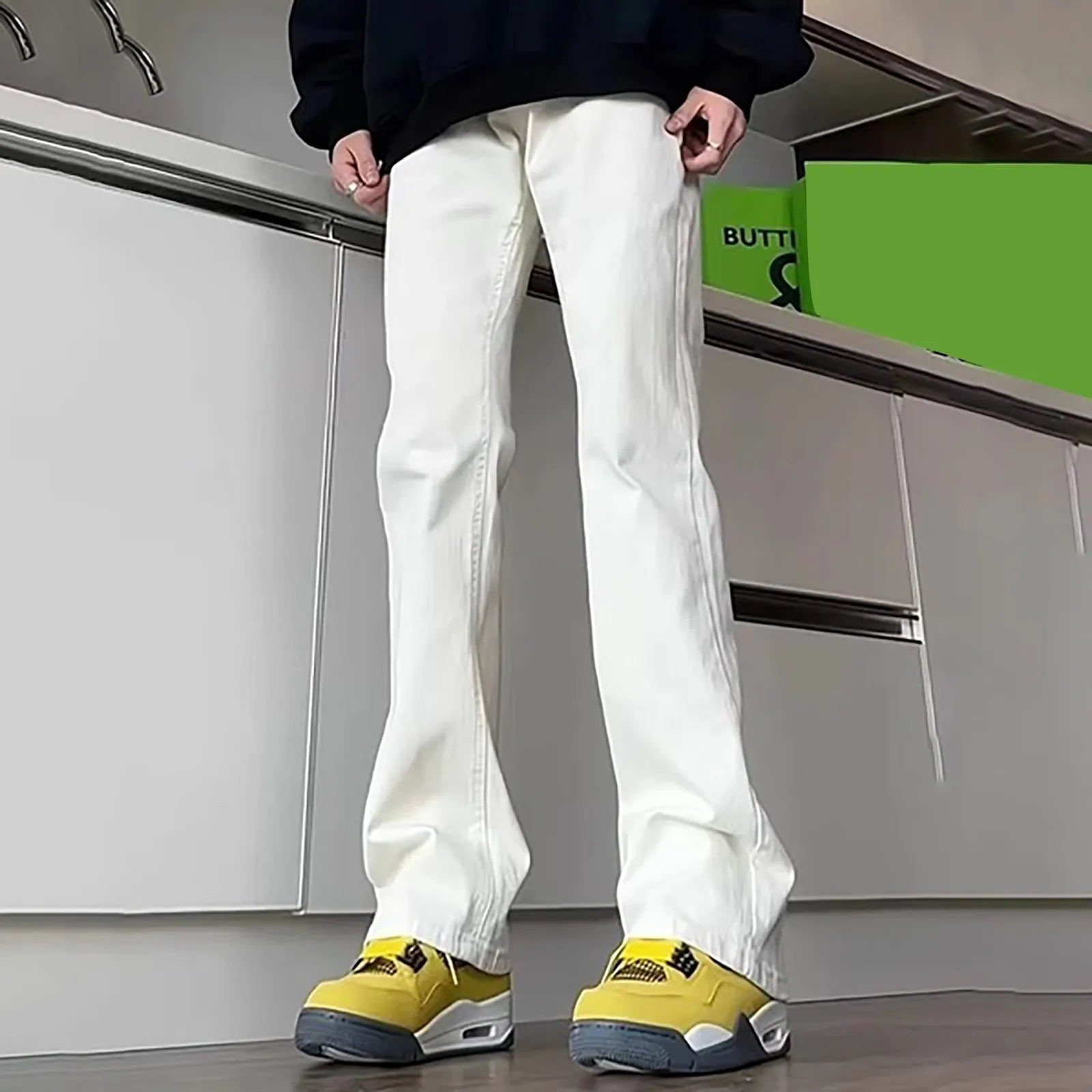 Women Flare Stretch Skinny Bell Bottom High Waist Denim Pants Lady Retro Classic Y2K Punk Long Trousers