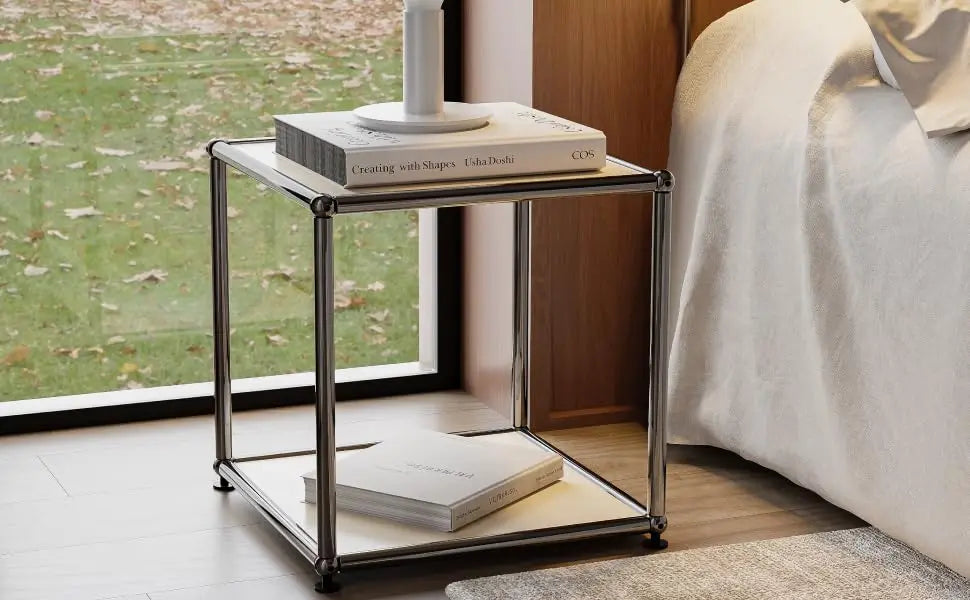 Modular Combination Storage Cabinet Middle Multi-function Haller Stainless Steel Structure with Door Furniture