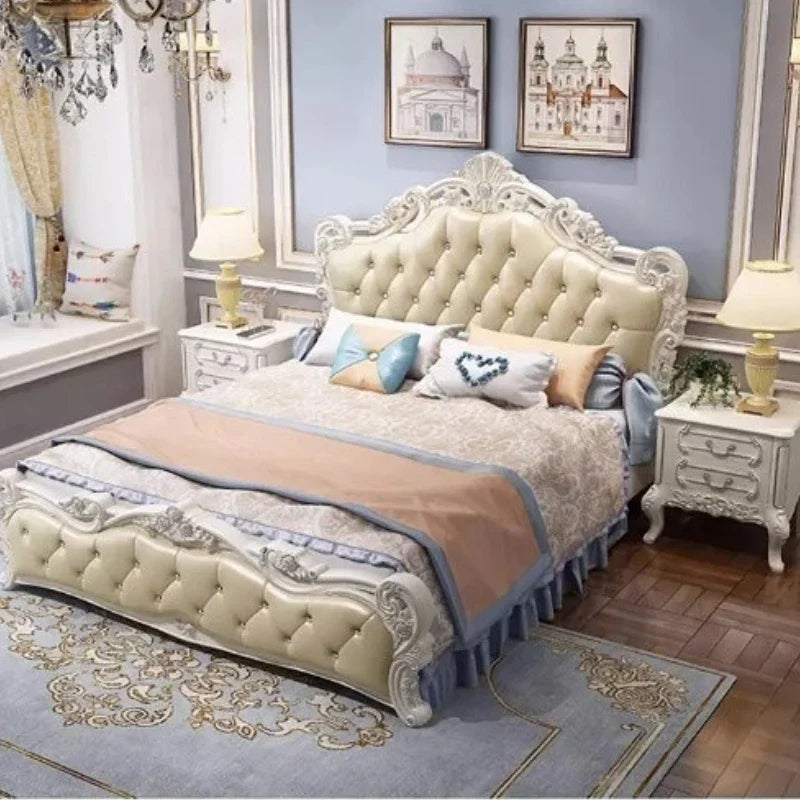 Luxury Frame Double Bed Furniture Sets