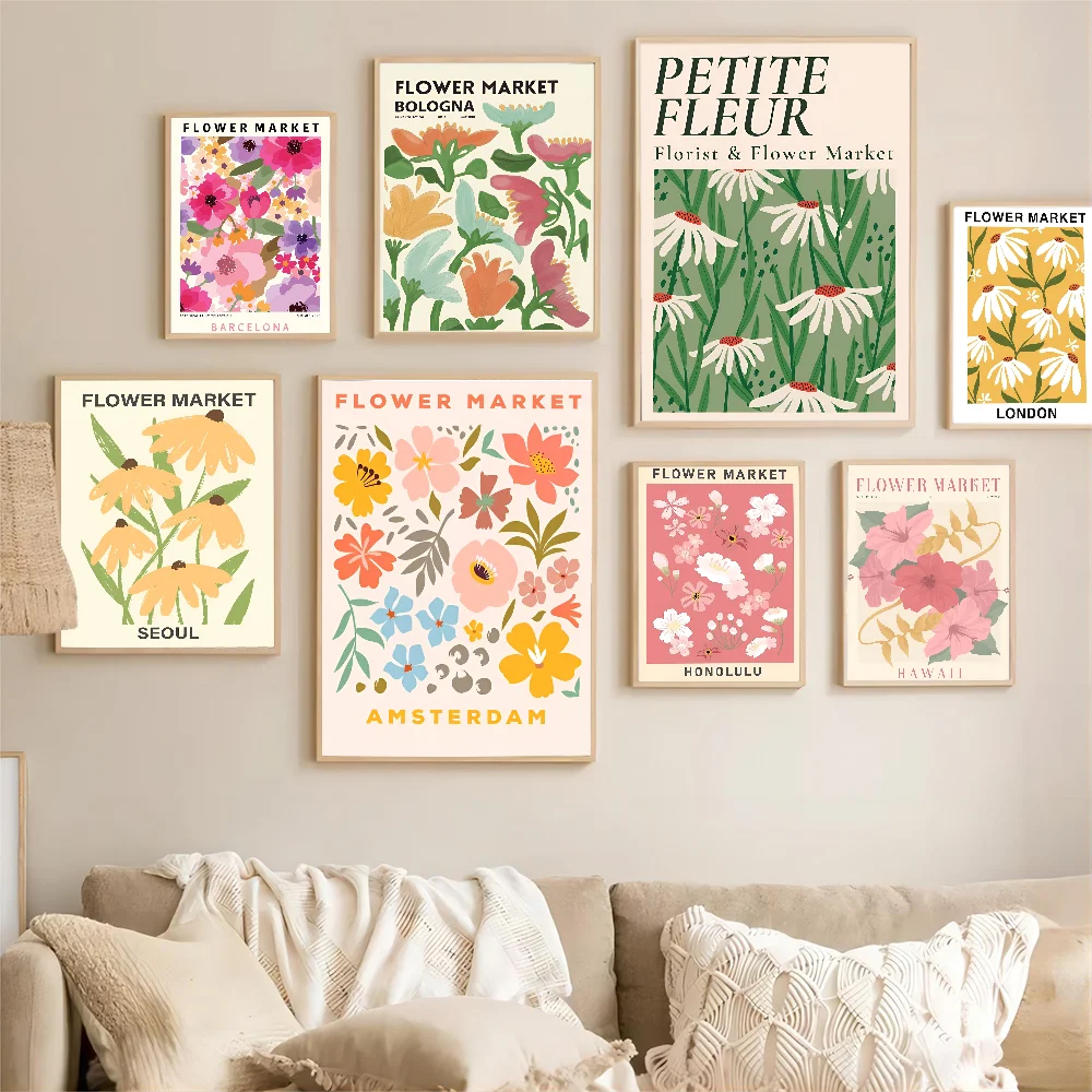Flower Market Daisy Classic Movie Posters HD Quality Poster Wall Art Painting Study Nordic Home Decor