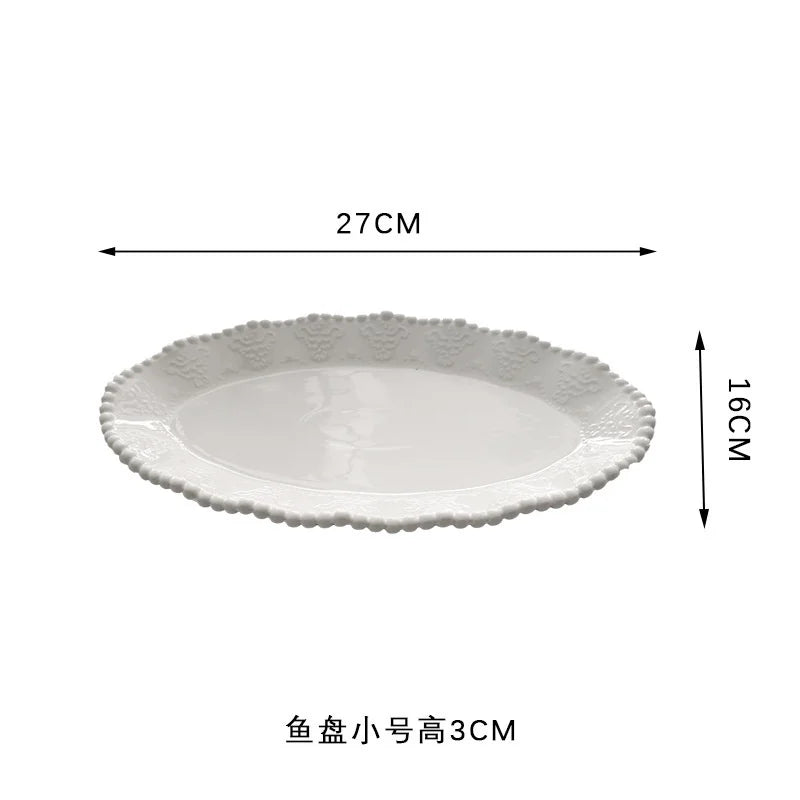 Ceramic Pearl Plate