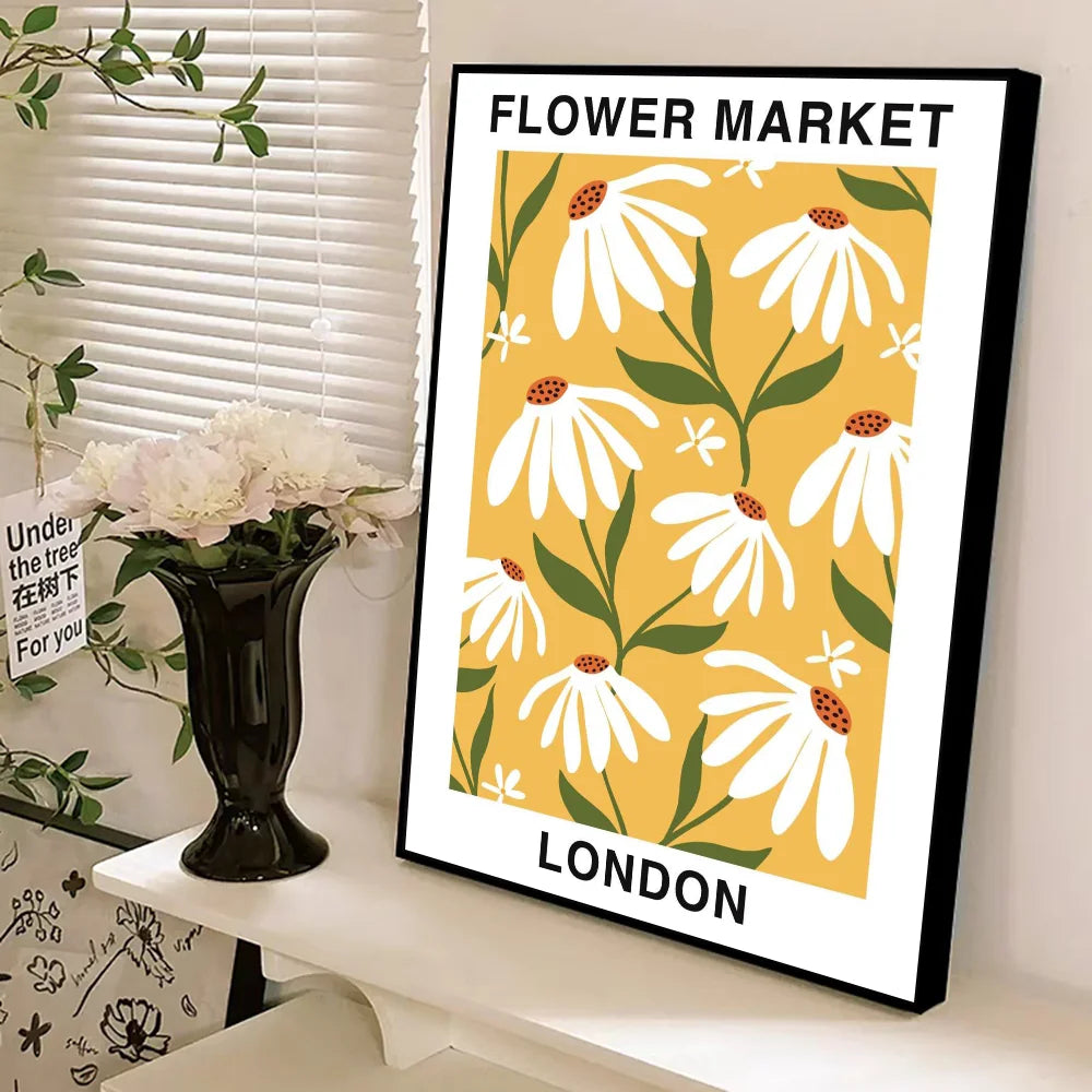 Flower Market Daisy Classic Movie Posters HD Quality Poster Wall Art Painting Study Nordic Home Decor