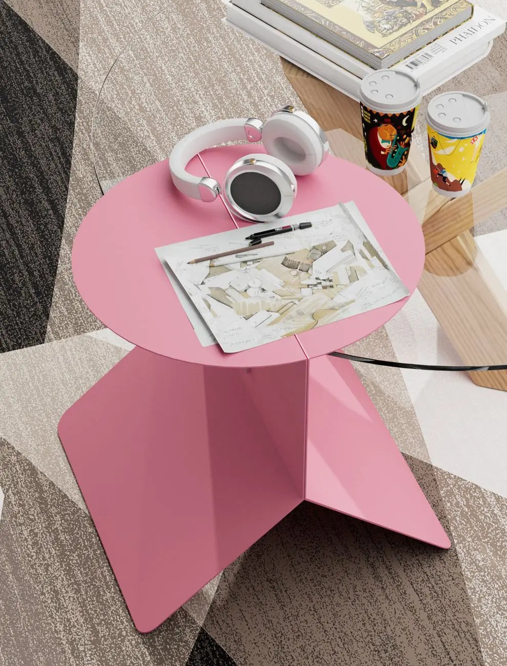 Dopamine Cute Coffee - Magazine Rack