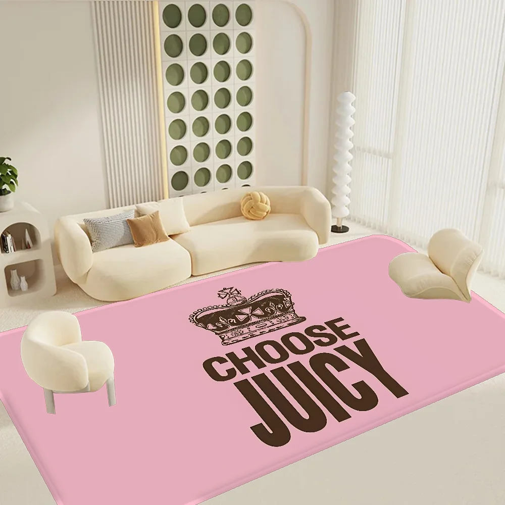 Fashion Juicy Cool Couture Floor Mat Style Soft Bedroom Floor House Laundry Room Mat Anti-skid Bedside Area Rugs