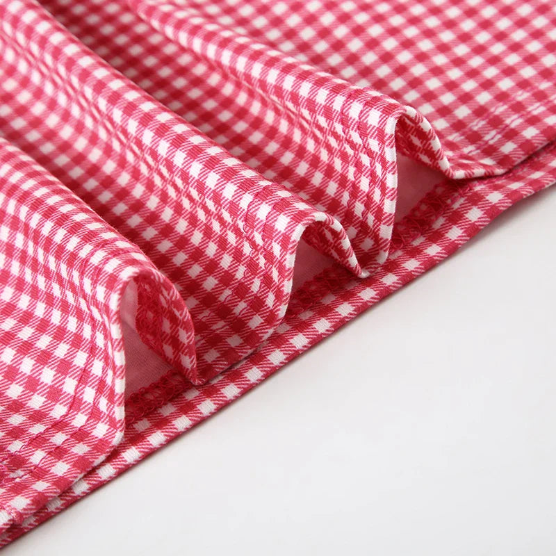 Y2k Sweet Halter Women Tanks Skinny Sleeveless Print Hotsweet V-Neck Backless Blouses