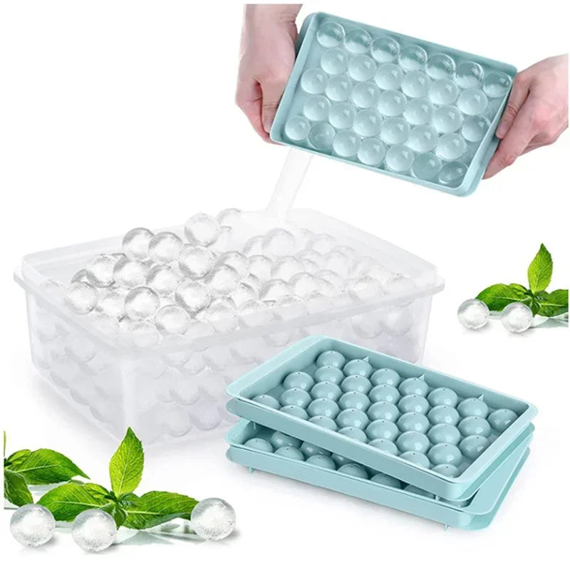 Ice Ball Maker Moldes Silicona BPA Free with Removable Lids Mold Ice Cube Trays Ice Cube Mold Kitchen Accessories