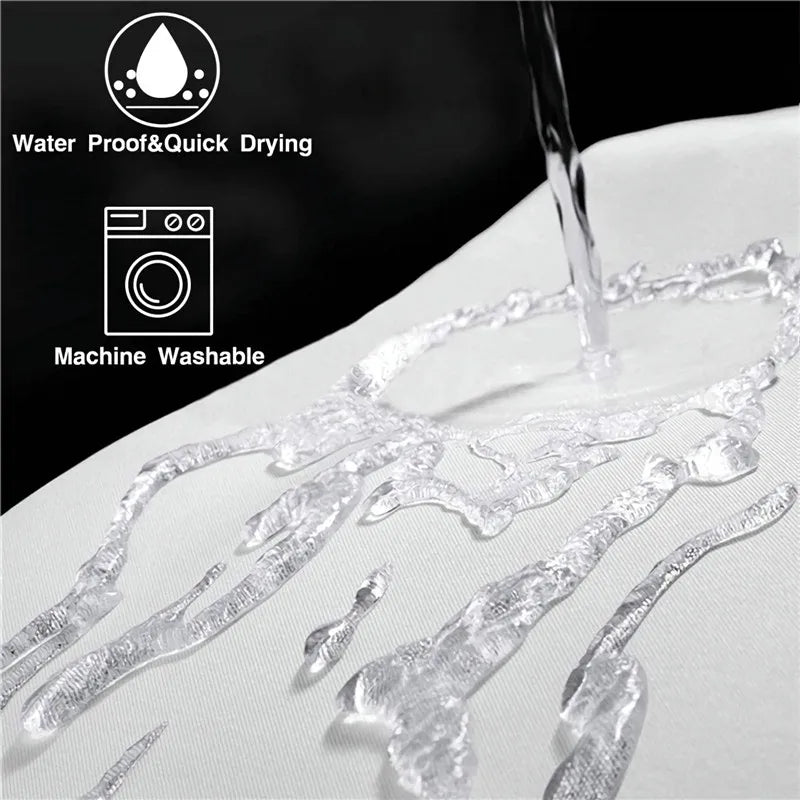 Girlboss Get Naked Pink Shower Curtain Set with Grommets and Hooks for Bathroom Decor