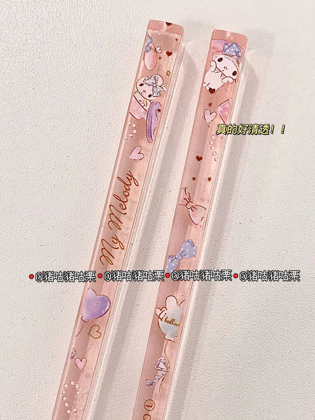 Sanrio Chopsticks Cinnamoroll My Melody Beautiful Acrylic Mold Proof Easy Carry and Can Be Sterilized At High Temperatures Gifts