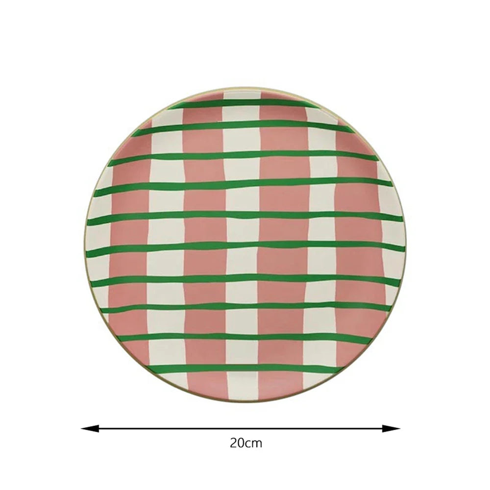 Lightweight Dinner Plate Dinnerware Multi-pattern Dish Tray