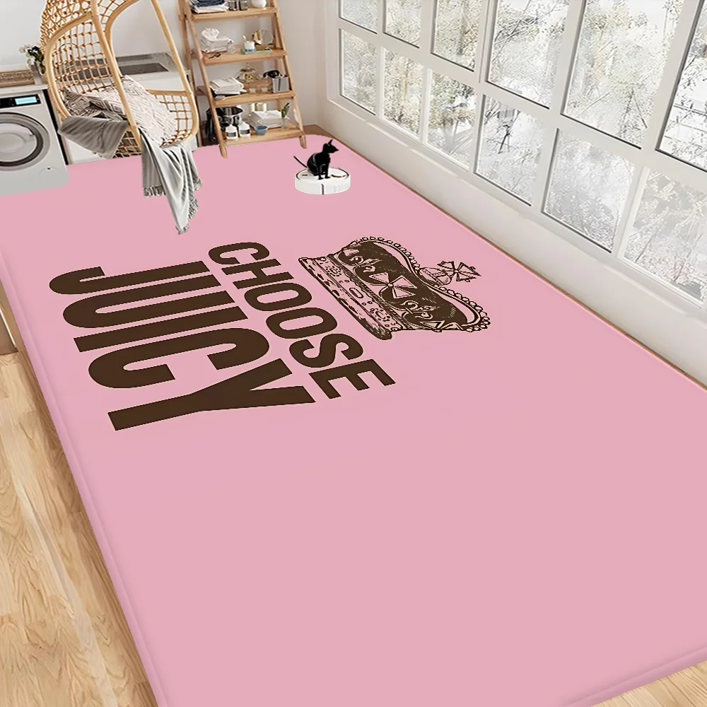 Fashion Juicy Cool Couture Floor Mat Style Soft Bedroom Floor House Laundry Room Mat Anti-skid Bedside Area Rugs