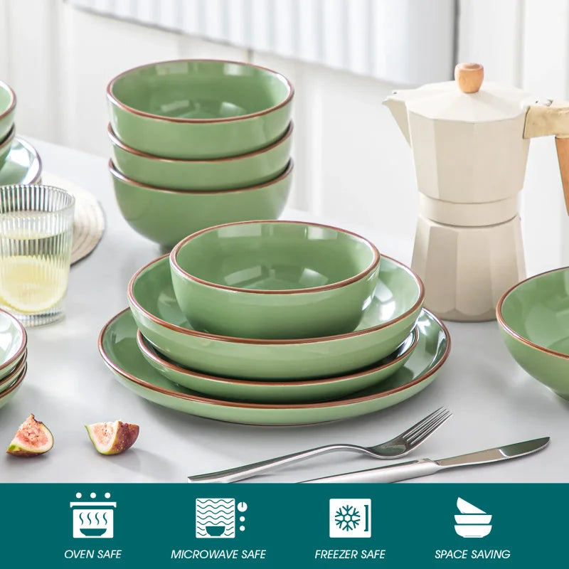 Stoneware 16-Piece Finnerware Set