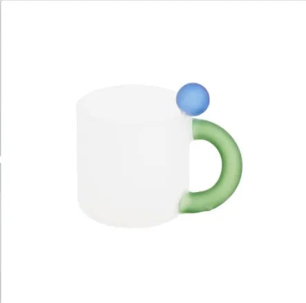 Handmade Mug Glass High Borosilicate for Tea And Milk Glass Cup with Handle Cute Elegant