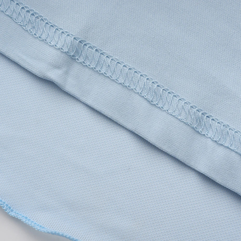 Elegant Women 2 Piece Dress Set Strapless Bodycon Crop Top and Maxi Skirt Set