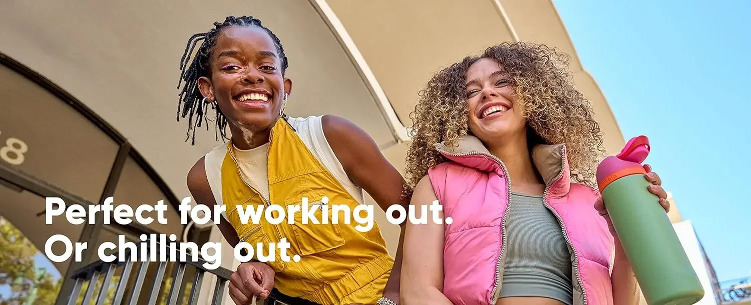 Insulated Stainless Steel  Cup Water Bottle with Straw, BPA-Free Sports Water Bottle, Great for Travel 32 Oz