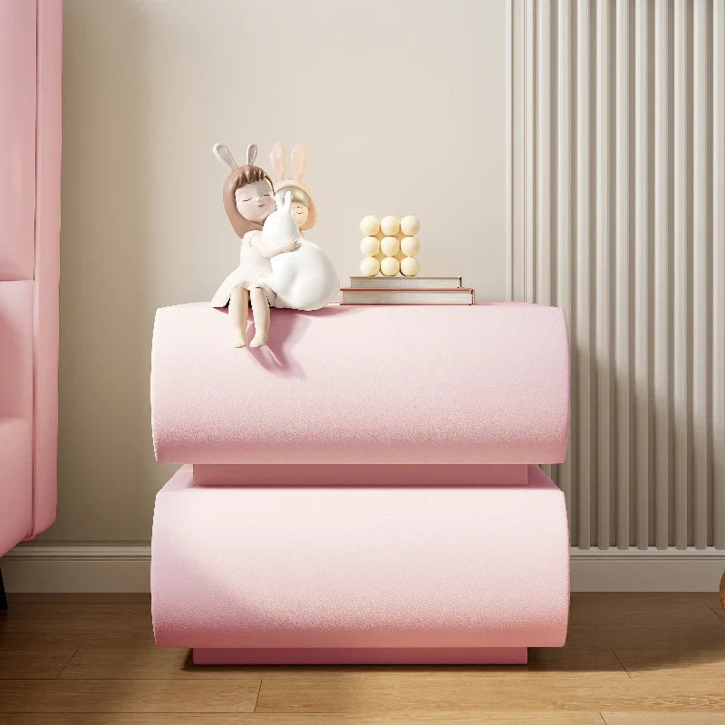 Luxury Modern Night Table Space Saving Minimalist Bedside Table Storage