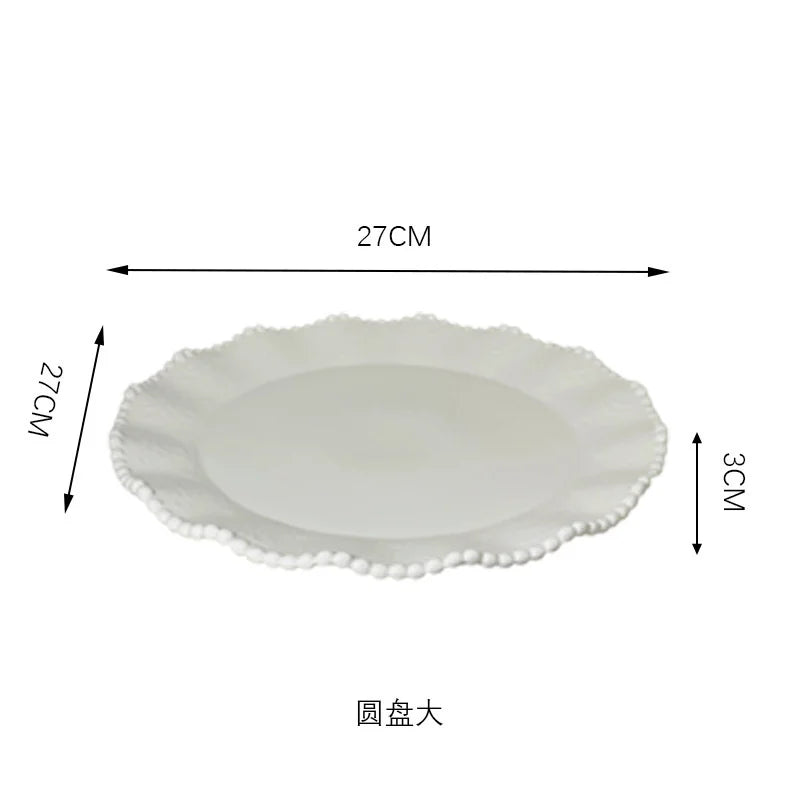 Ceramic Pearl Plate
