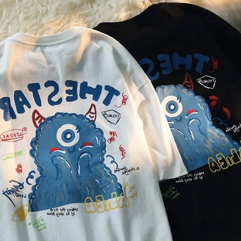 Plus size Top Summer New Short sleeve Women Loose Korean Fashion Oversize Internet Celebri T-shirt Women Ins Super Hot