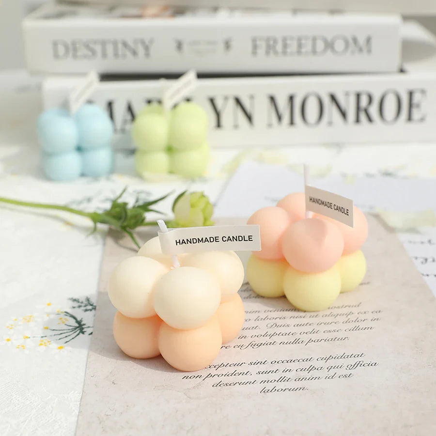 Cute Mini Magic Cube Aromatherapy Candles Aromatherapy Handmade Candle Magic Cube