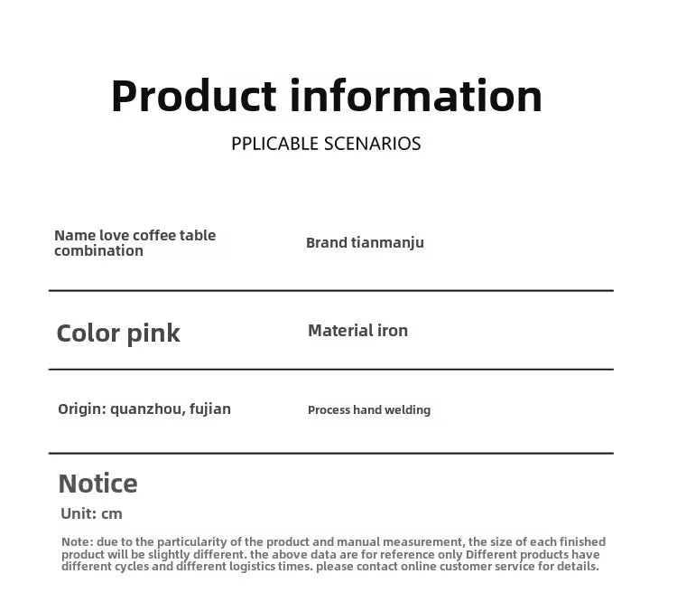 Romantic Pink Web Tables And Chairs