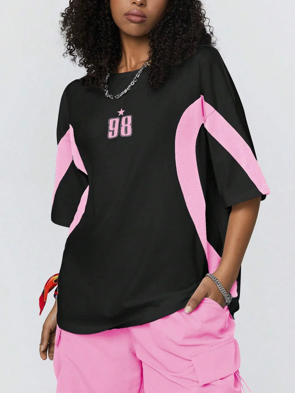 Women's Sports Jersey 3D Printed Sports Shirt Short Sleeved T-shirt Fashionable Breathable Quick Drying Plus Size Loose Top