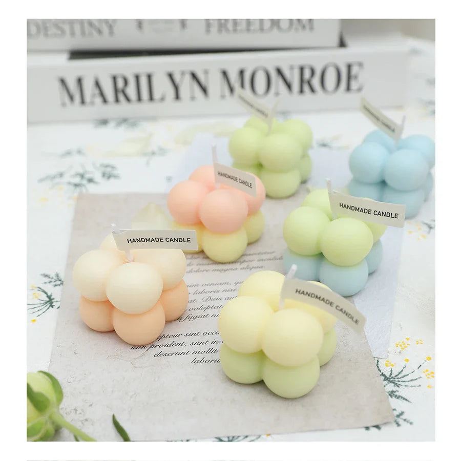 Cute Mini Magic Cube Aromatherapy Candles Aromatherapy Handmade Candle Magic Cube