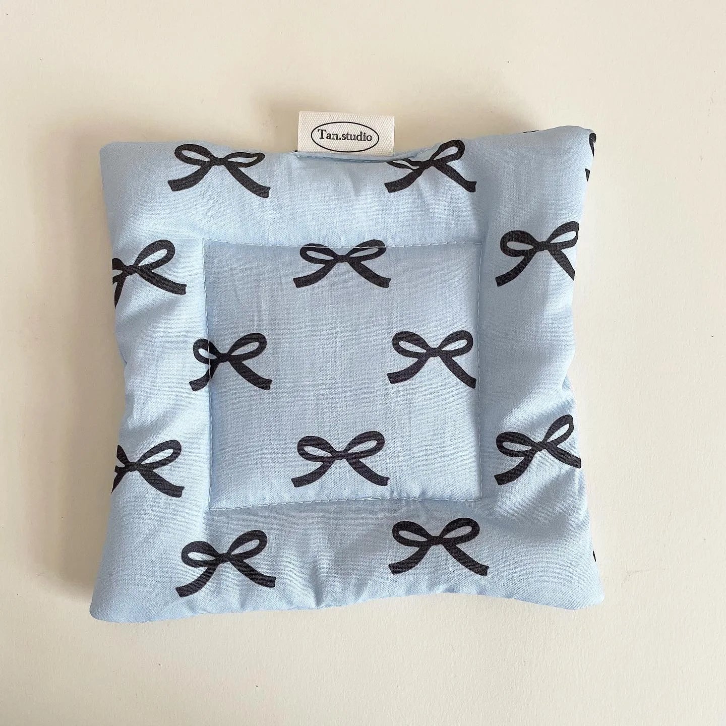 Coquette Bow Coasters Double Thickened Fabric Girl Heart Tableware Mats Sweet