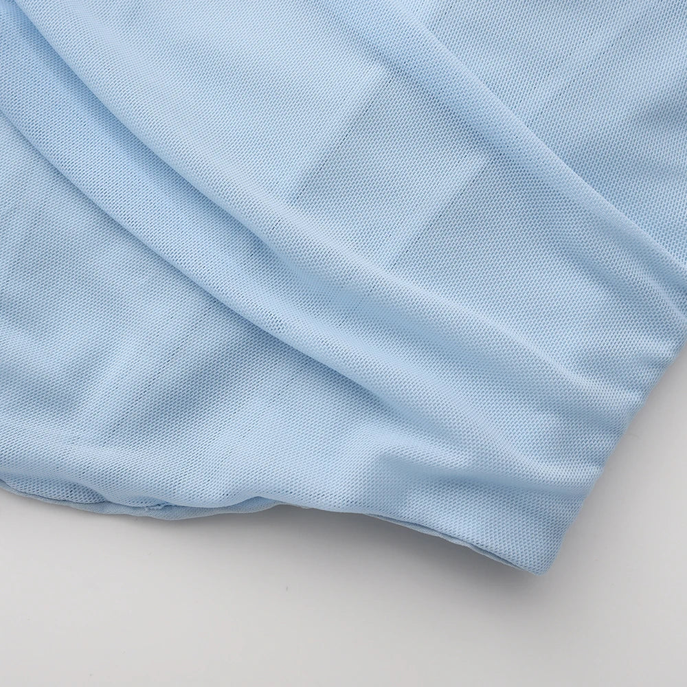 Elegant Women 2 Piece Dress Set Strapless Bodycon Crop Top and Maxi Skirt Set