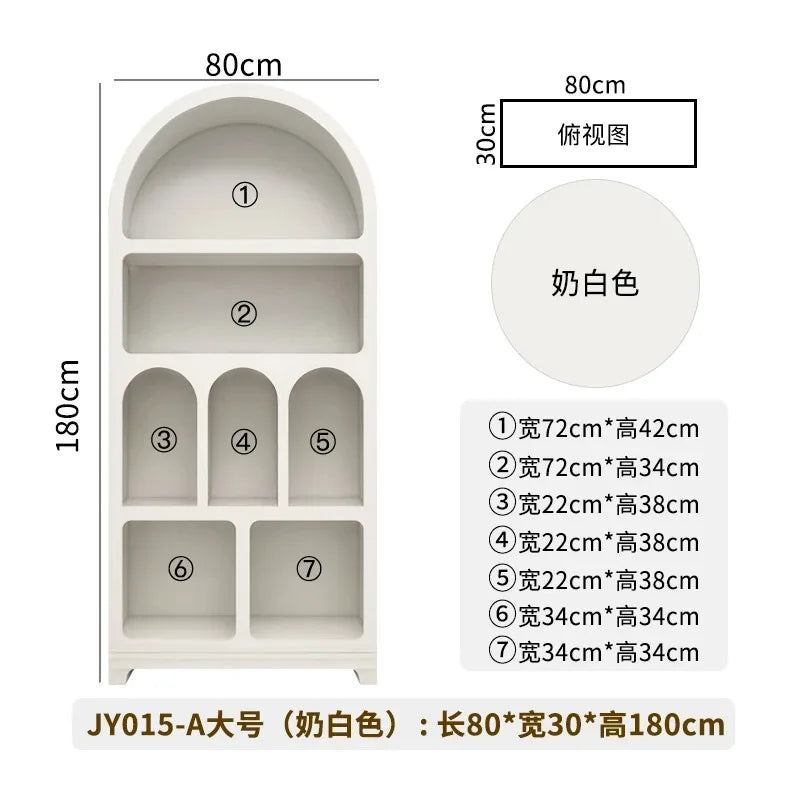 Lattice Arched Cabinets, Display Cases