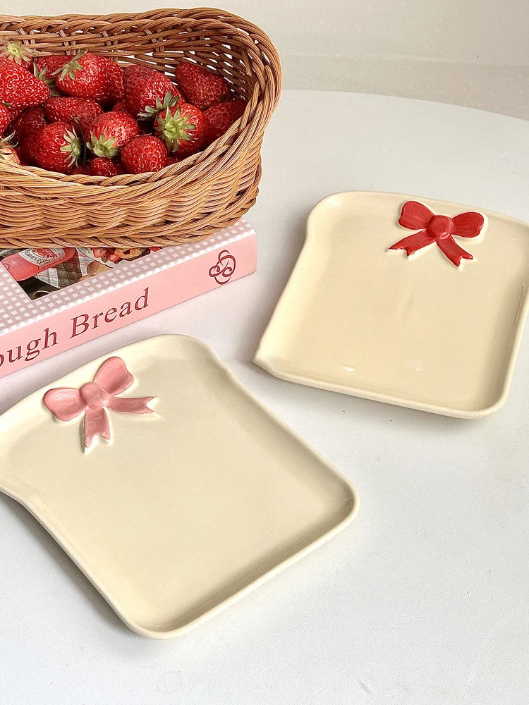 Bow Ceramic Plate